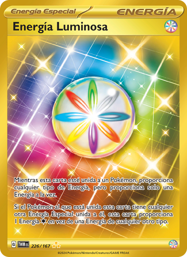 Energía Luminosa 226 — Mascarada Crepuscular (Spanish Pokémon TCG card)