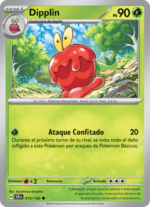 Dipplin 013 — Corona Astral (Spanish Pokémon TCG card)
