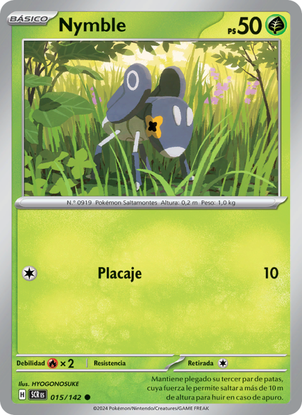 Nymble 015 — Corona Astral (Spanish Pokémon TCG card)