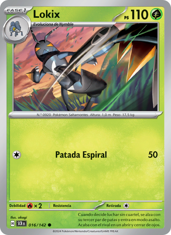 Lokix 016 — Corona Astral (Spanish Pokémon TCG card)