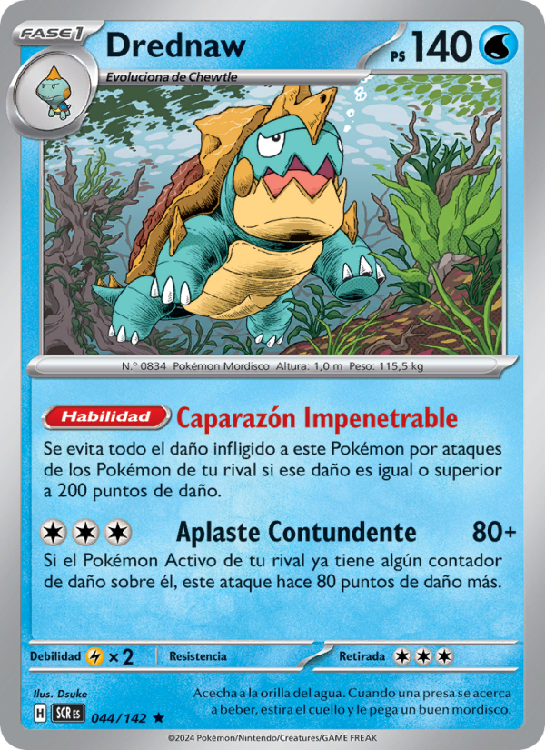 Drednaw 044 — Corona Astral (Spanish Pokémon TCG card)