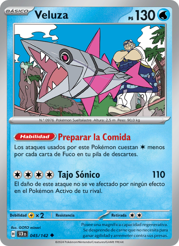 Veluza 045 — Corona Astral (Spanish Pokémon TCG card)