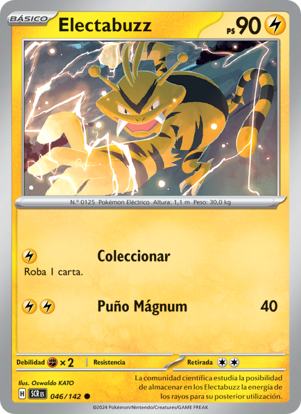 Electabuzz 046 — Corona Astral (Spanish Pokémon TCG card)