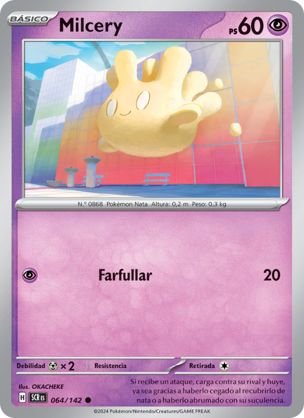 Milcery 064 — Corona Astral (Spanish Pokémon TCG card)