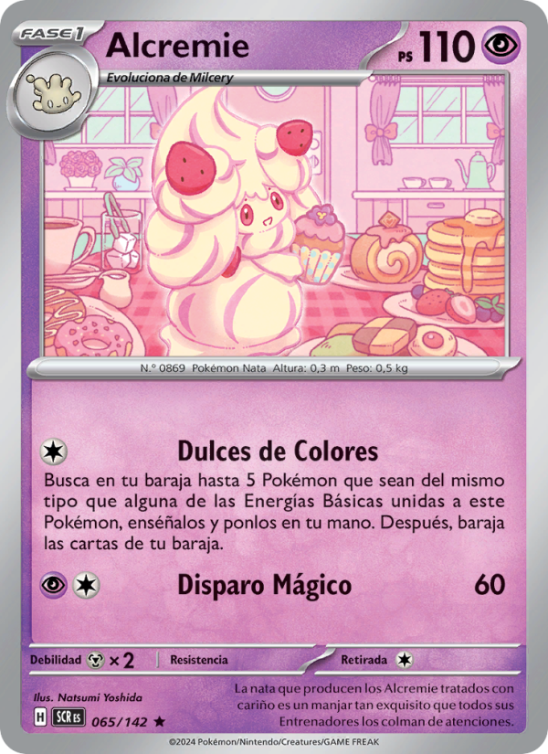 Alcremie 065 — Corona Astral (Spanish Pokémon TCG card)