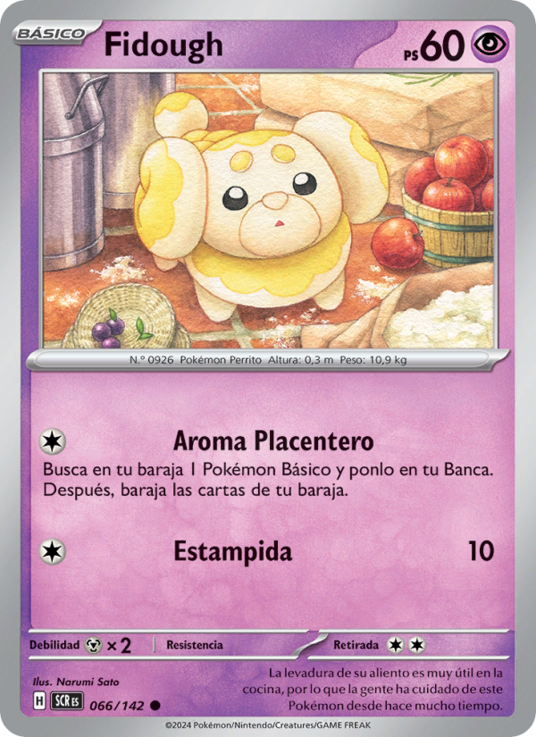 Fidough 066 — Corona Astral (Spanish Pokémon TCG card)