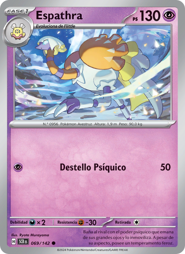 Espathra 069 — Corona Astral (Spanish Pokémon TCG card)