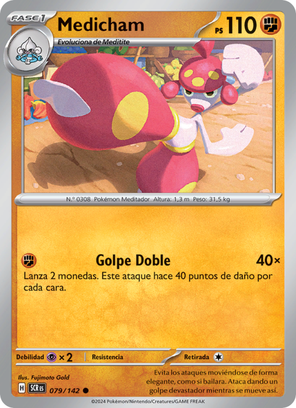 Medicham 079 — Corona Astral (Spanish Pokémon TCG card)