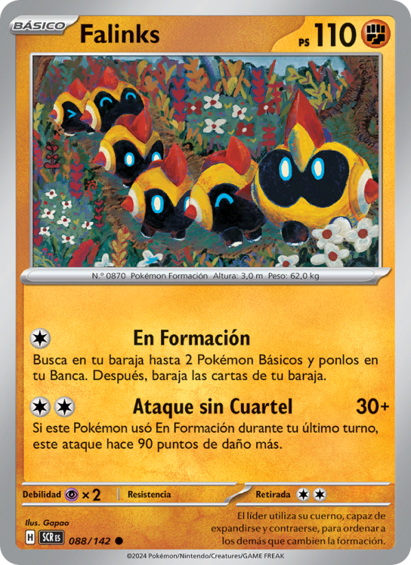 Falinks 088 — Corona Astral (Spanish Pokémon TCG card)