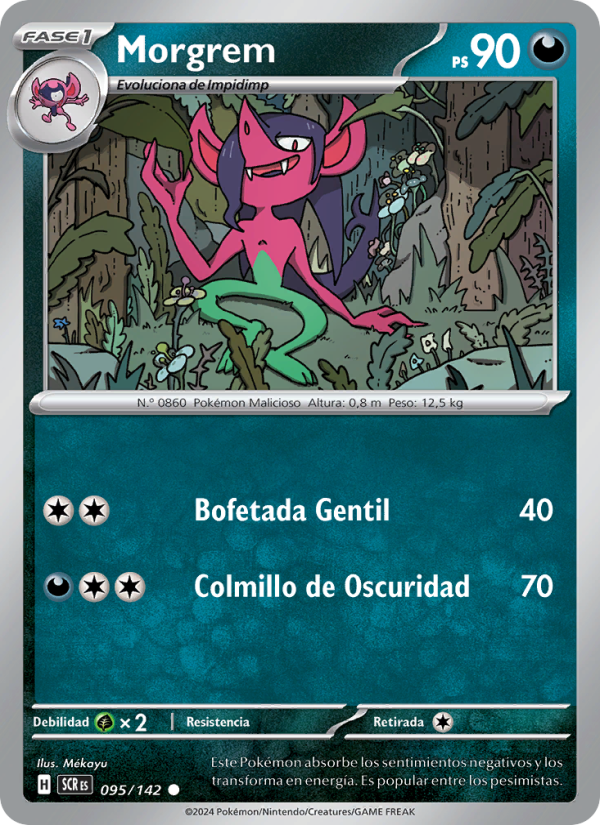 Morgrem 095 — Corona Astral (Spanish Pokémon TCG card)