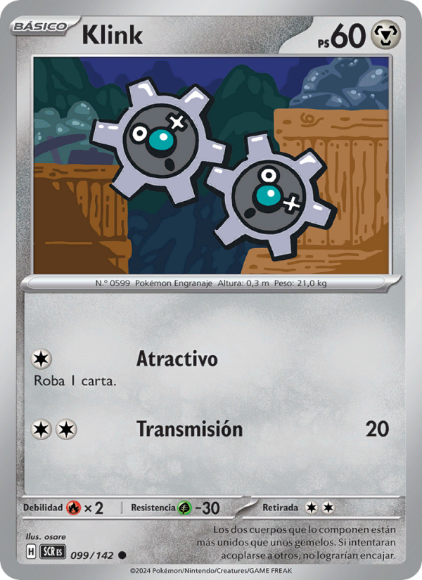 Klink 099 — Corona Astral (Spanish Pokémon TCG card)
