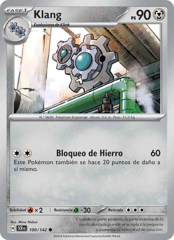 Klang 100 — Corona Astral (Spanish Pokémon TCG card)