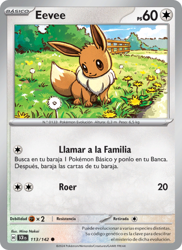 Eevee 113 — Corona Astral (Spanish Pokémon TCG card)