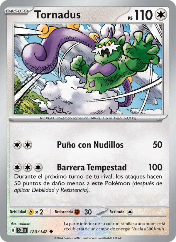 Tornadus 120 — Corona Astral (Spanish Pokémon TCG card)