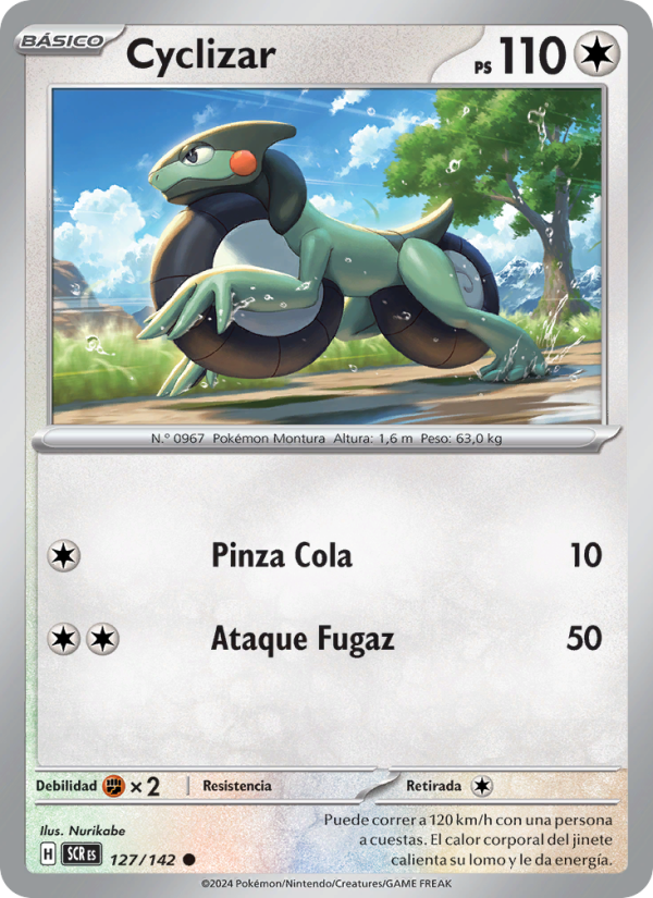 Cyclizar 127 — Corona Astral (Spanish Pokémon TCG card)