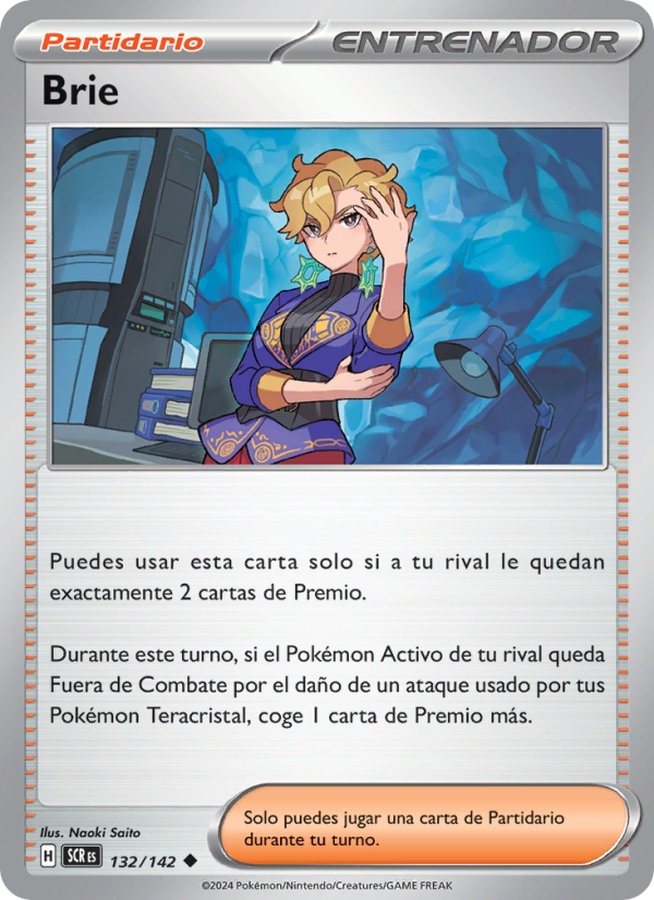 Brie 132 — Corona Astral (Spanish Pokémon TCG card)