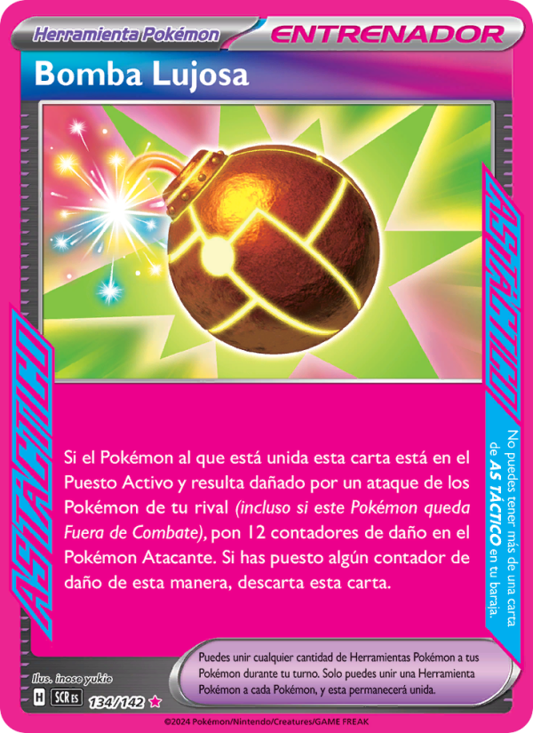 Bomba Lujosa 134 — Corona Astral (Spanish Pokémon TCG card)