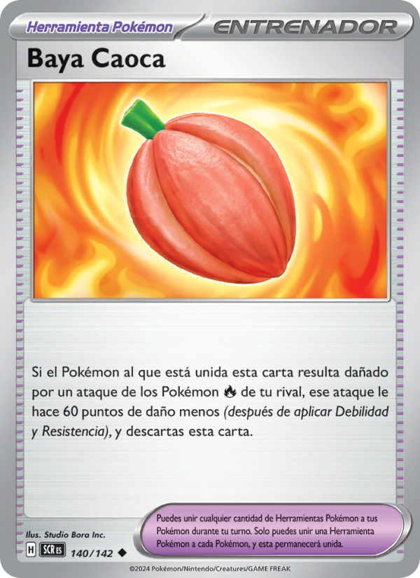 Baya Caoca 140 — Corona Astral (Spanish Pokémon TCG card)