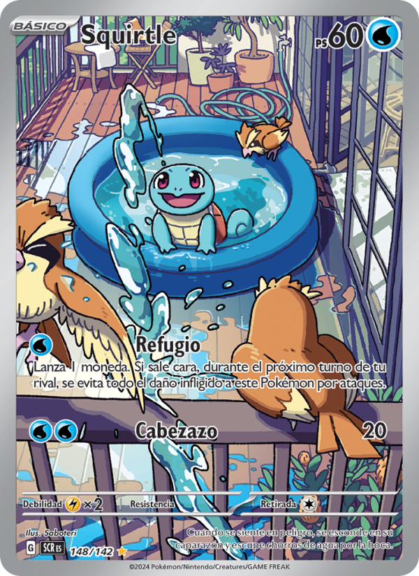 Squirtle 148 — Corona Astral (Spanish Pokémon TCG card)