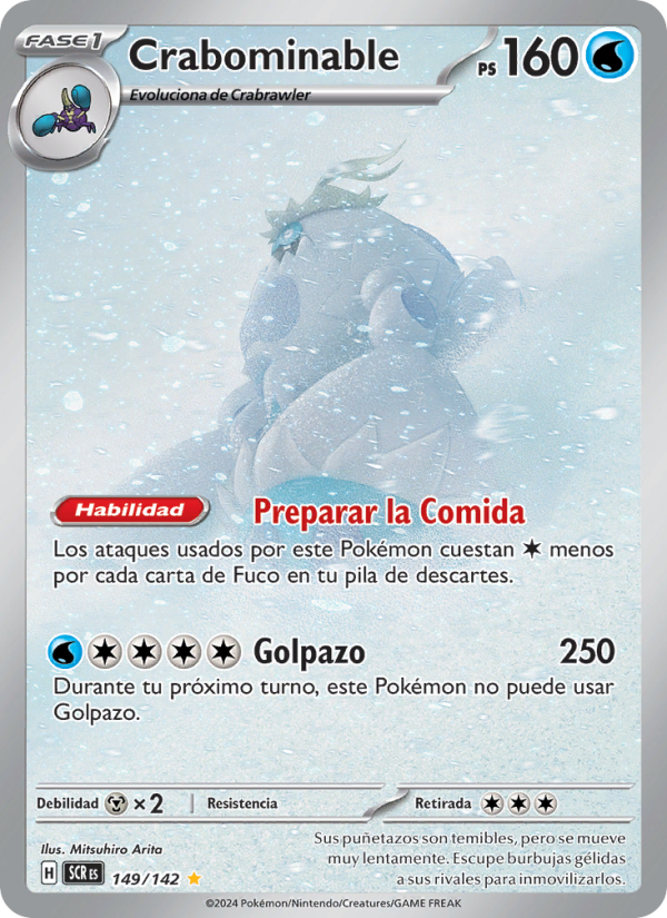 Crabominable 149 — Corona Astral (Spanish Pokémon TCG card)