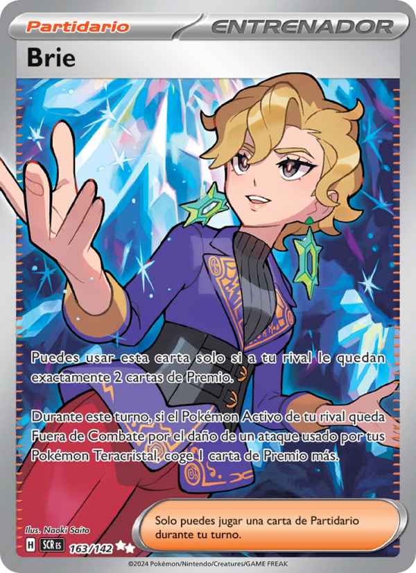 Brie 163 — Corona Astral (Spanish Pokémon TCG card)