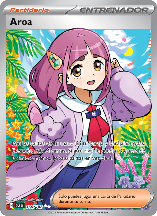 Aroa 166 — Corona Astral (Spanish Pokémon TCG card)