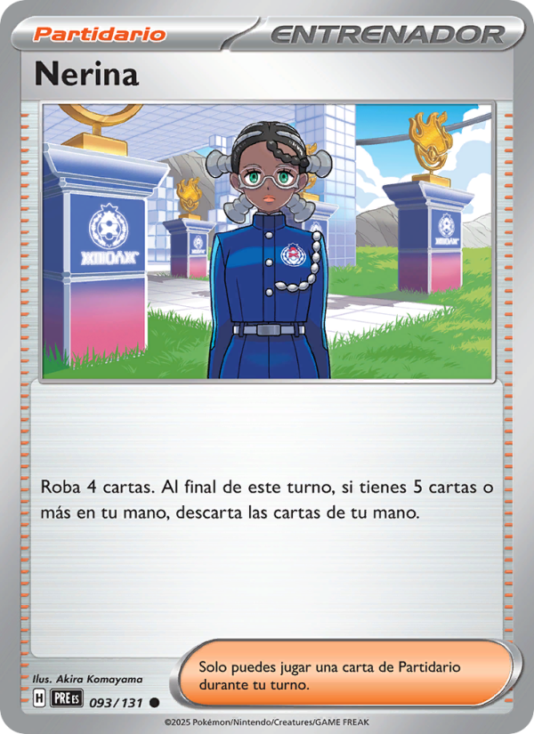 Nerina 093 — Evoluciones Prismáticas (Spanish Pokémon TCG card)