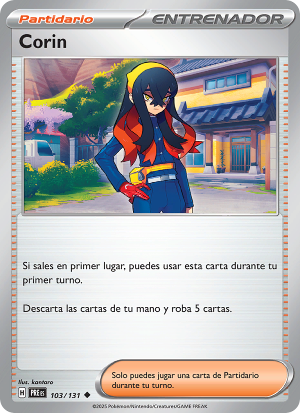 Corin 103 — Evoluciones Prismáticas (Spanish Pokémon TCG card)