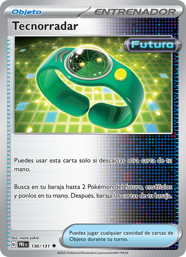 Tecnorradar 130 — Evoluciones Prismáticas (Spanish Pokémon TCG card)