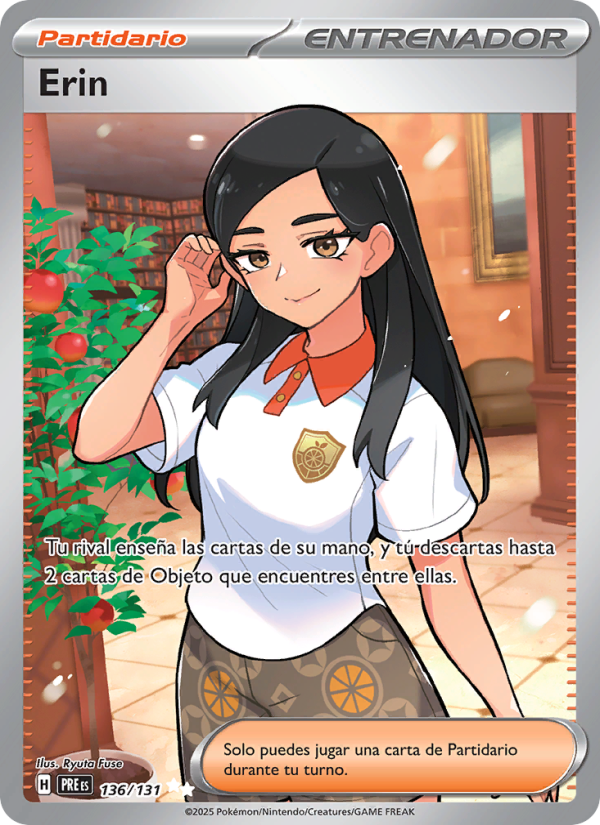 Erin 136 — Evoluciones Prismáticas (Spanish Pokémon TCG card)