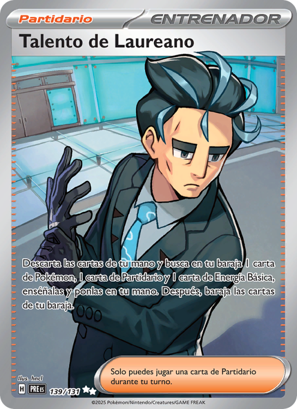 Talento de Laureano 139 — Evoluciones Prismáticas (Spanish Pokémon TCG card)