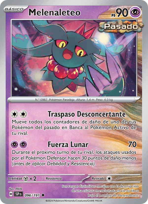 Melenaleteo 096 — Chispas Fulgurantes (Spanish Pokémon TCG card)