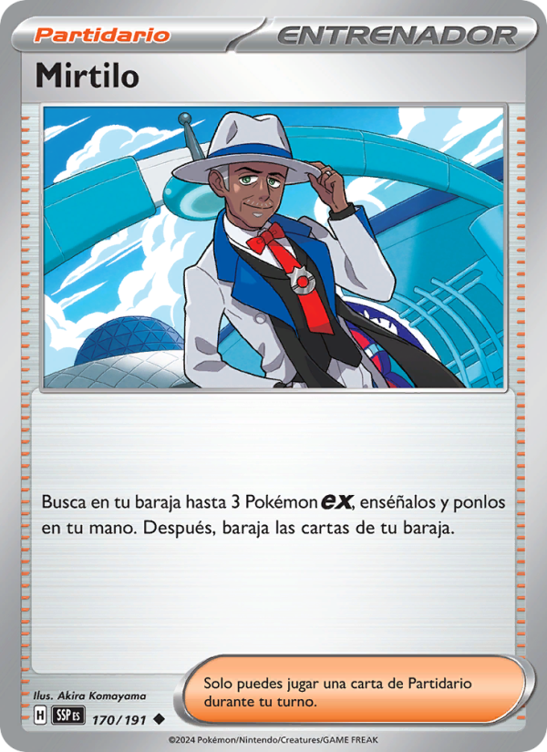 Mirtilo 170 — Chispas Fulgurantes (Spanish Pokémon TCG card)