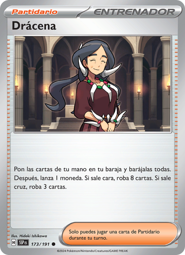 Drácena 173 — Chispas Fulgurantes (Spanish Pokémon TCG card)