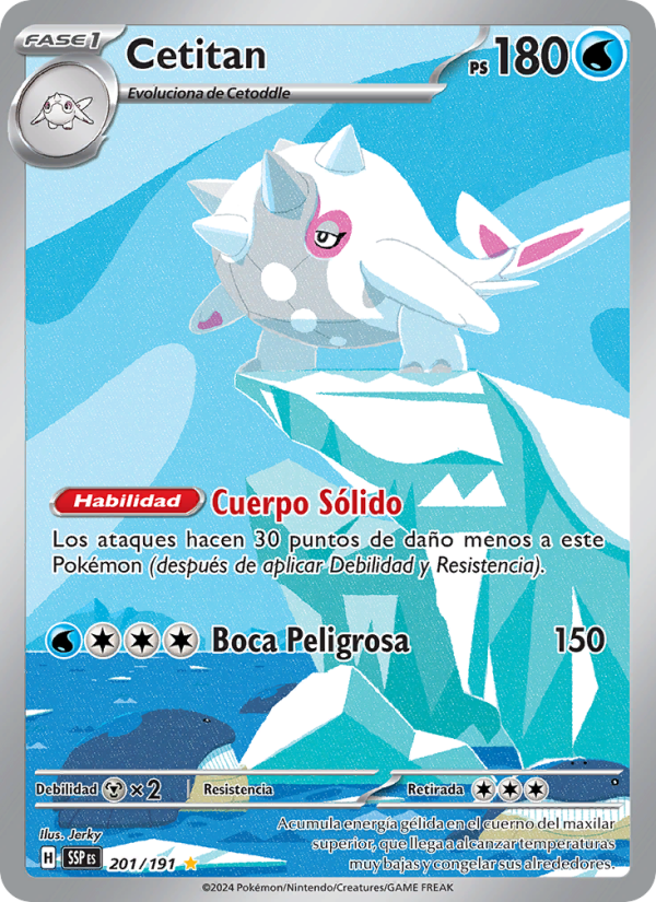 Cetitan 201 — Chispas Fulgurantes (Spanish Pokémon TCG card)