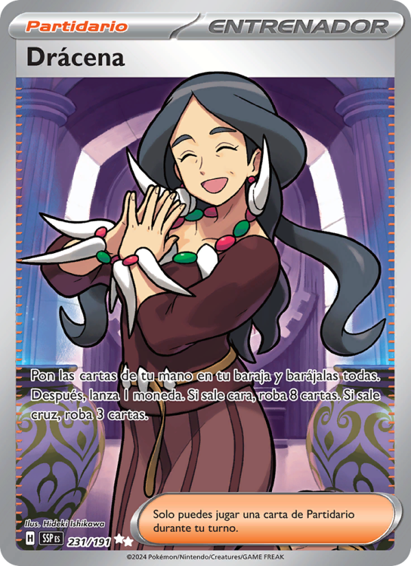 Drácena 231 — Chispas Fulgurantes (Spanish Pokémon TCG card)