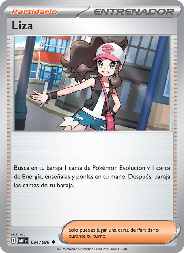 Liza 084 — Llama Blanca (Spanish Pokémon TCG card)