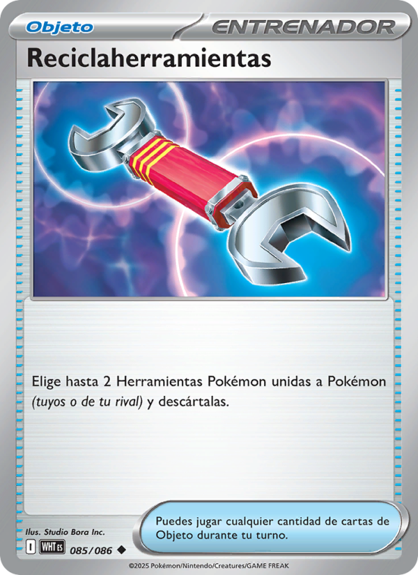 Reciclaherramientas 085 — Llama Blanca (Spanish Pokémon TCG card)
