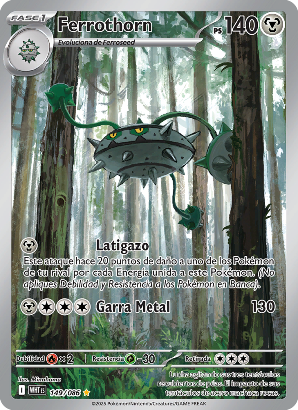 Ferrothorn 149 — Llama Blanca (Spanish Pokémon TCG card)