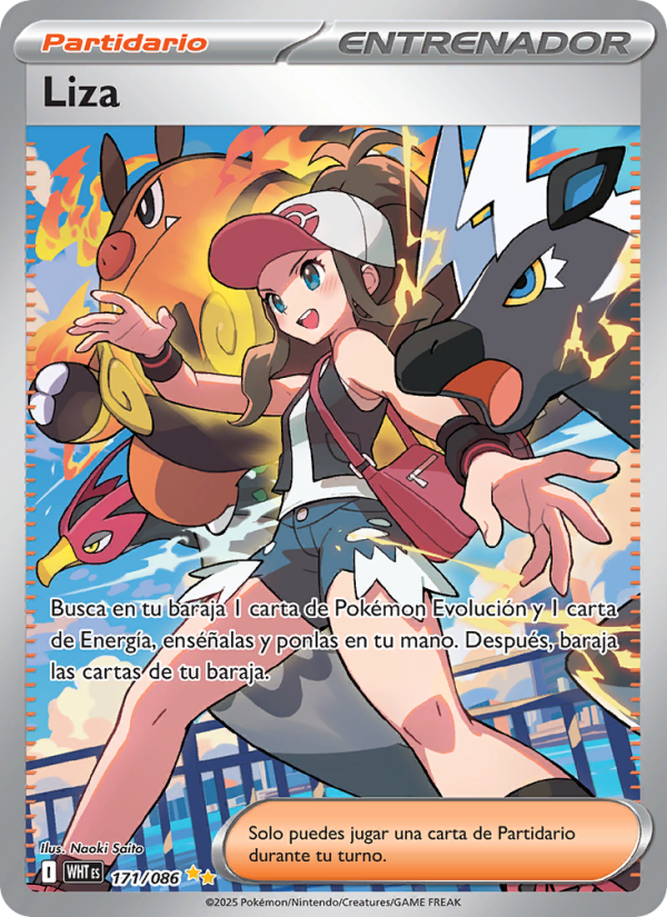 Liza 171 — Llama Blanca (Spanish Pokémon TCG card)