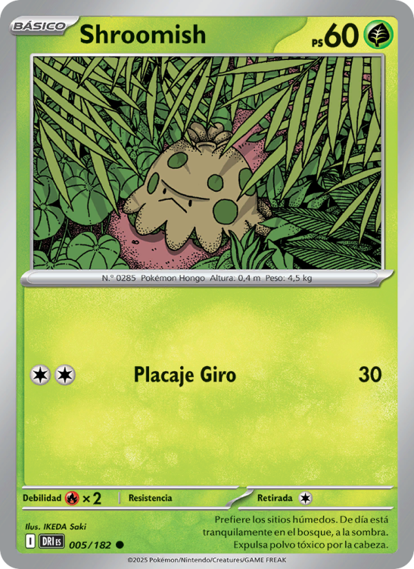 Shroomish 005 — Rivales Predestinados (Spanish Pokémon TCG card)