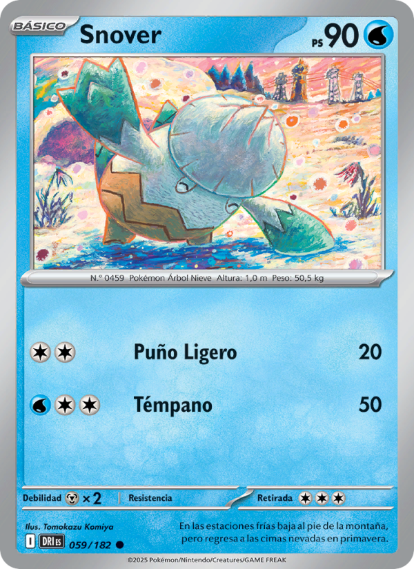 Snover 059 — Rivales Predestinados (Spanish Pokémon TCG card)