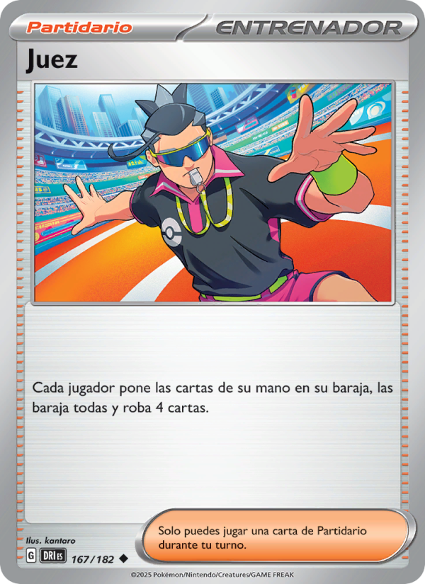 Juez 167 — Rivales Predestinados (Spanish Pokémon TCG card)