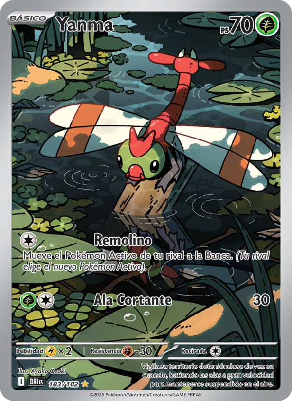 Yanma 183 — Rivales Predestinados (Spanish Pokémon TCG card)