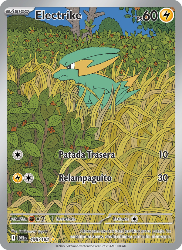 Electrike 196 — Rivales Predestinados (Spanish Pokémon TCG card)