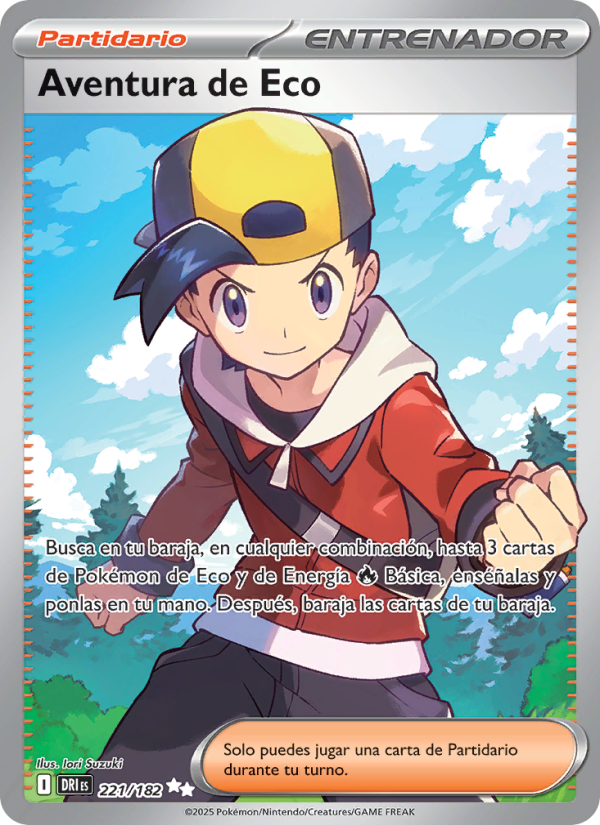 Aventura de Eco 221 — Rivales Predestinados (Spanish Pokémon TCG card)