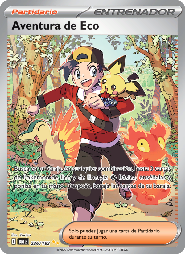Aventura de Eco 236 — Rivales Predestinados (Spanish Pokémon TCG card)