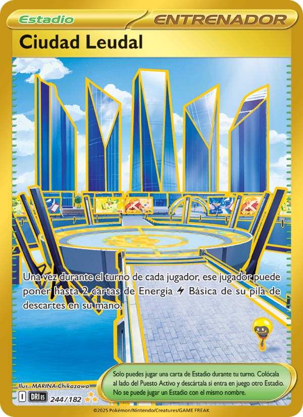 Ciudad Leudal 244 — Rivales Predestinados (Spanish Pokémon TCG card)