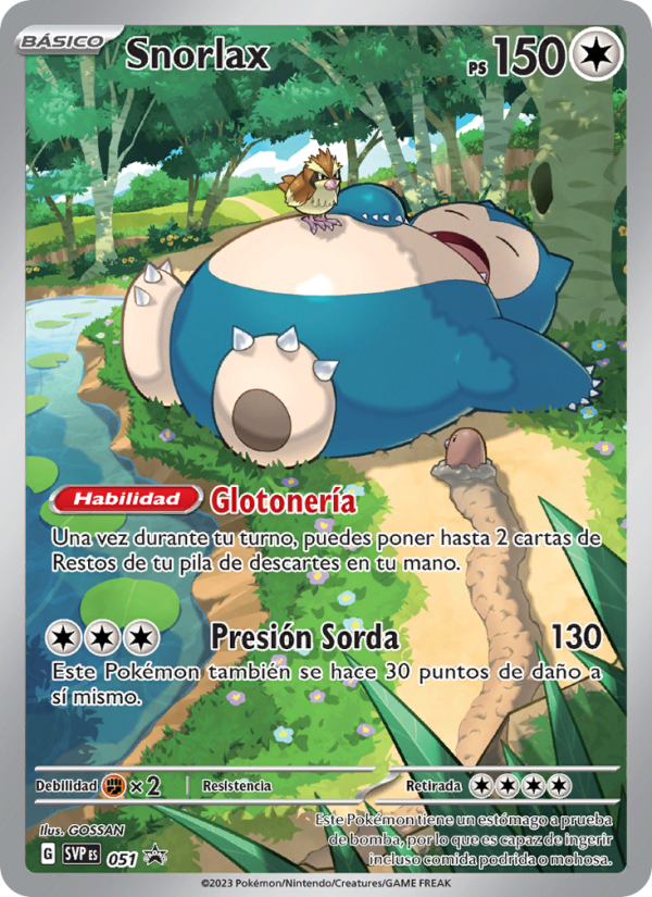 Snorlax 051 — SVP Black Star Promos (Spanish Pokémon TCG card)