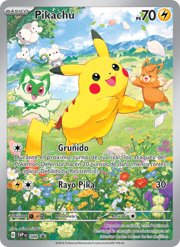 Pikachu 088 — SVP Black Star Promos (Spanish Pokémon TCG card)